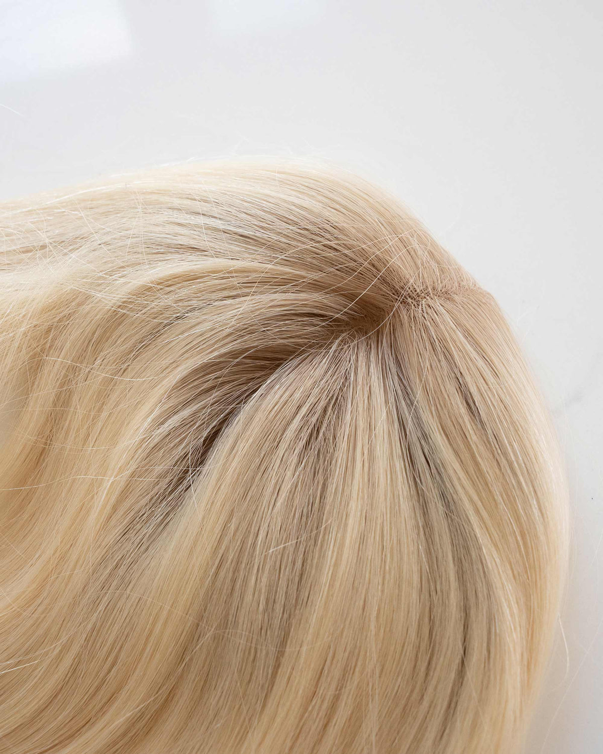 Lace Closure, Makroaufnahme des Ansatzbereichs – Vanilla Pearl Blonde