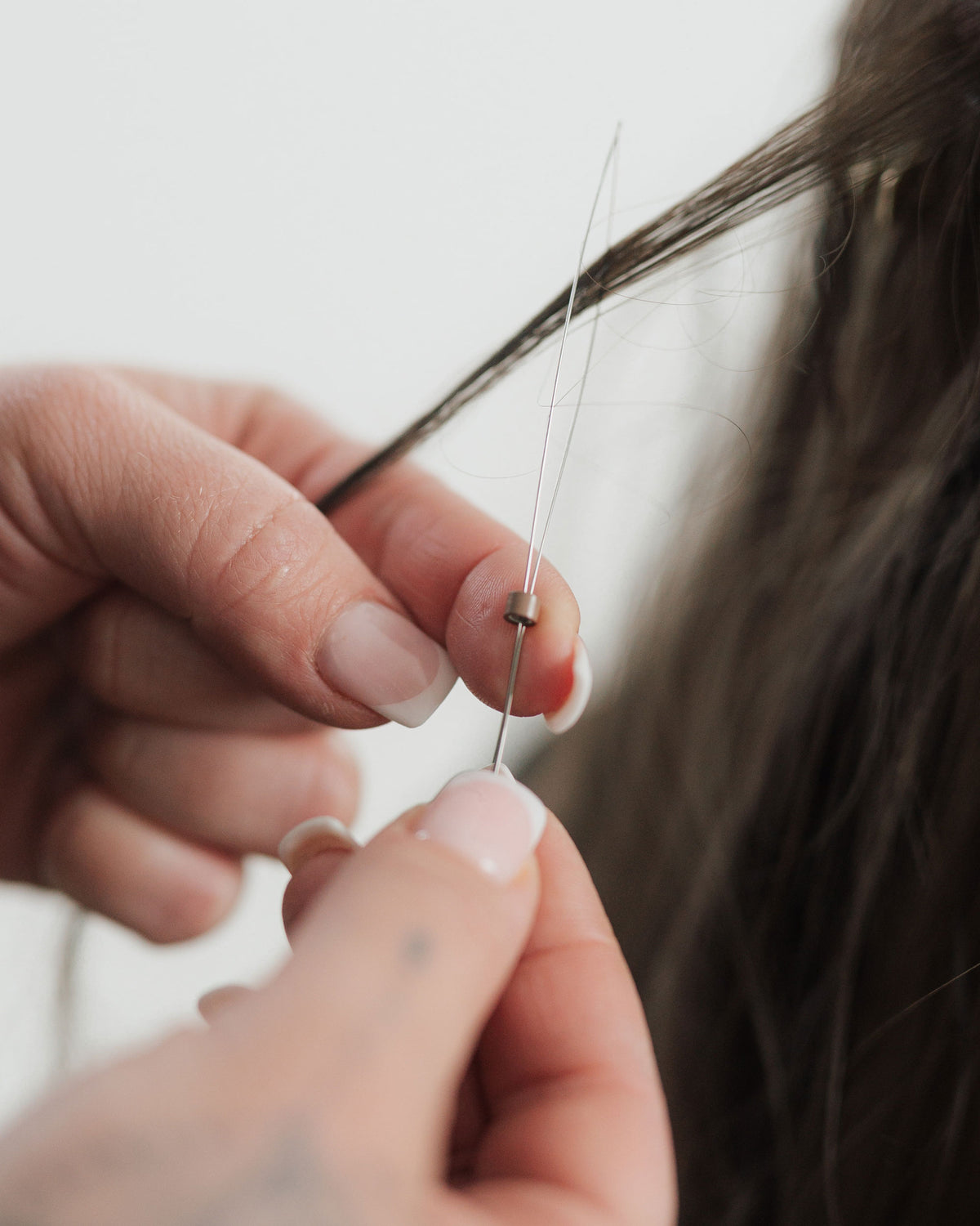 Micro Loop, Nahaufnahme der Anwendung am Übergang