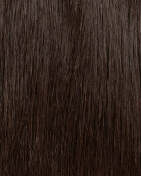 Premium Weft, Makroaufnahme der Farbstruktur – Dark Cookie