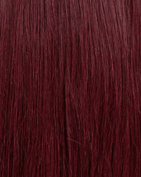 Premium Weft, Makroaufnahme der Farbstruktur – Deep Burgundy Cherry