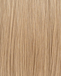 Premium Weft, Makroaufnahme der Farbstruktur – Honey Beige Blonde