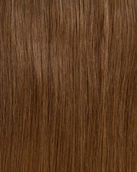 Premium Weft, Makroaufnahme der Farbstruktur – Medium Brown