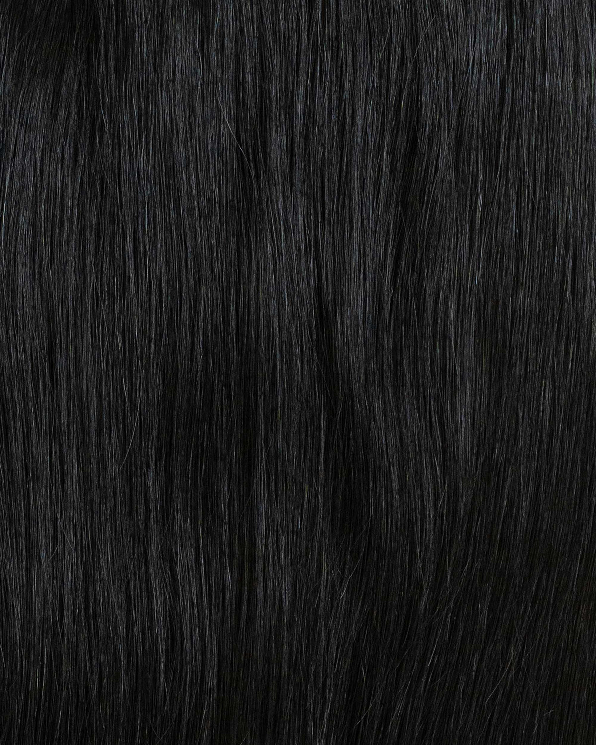 Premium Weft, Makroaufnahme der Farbstruktur – Natural Black