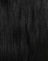 Premium Weft, Makroaufnahme der Farbstruktur – Natural Black