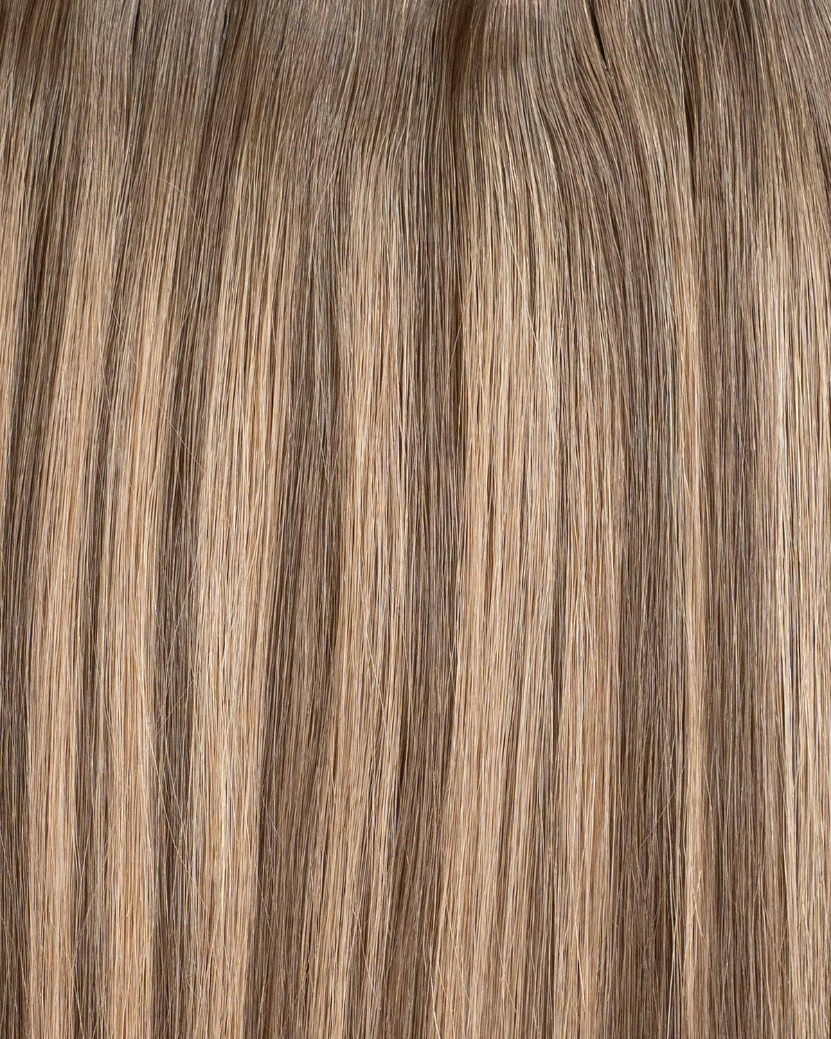 Premium Weft, Makroaufnahme der Farbstruktur – Toffee Truffle