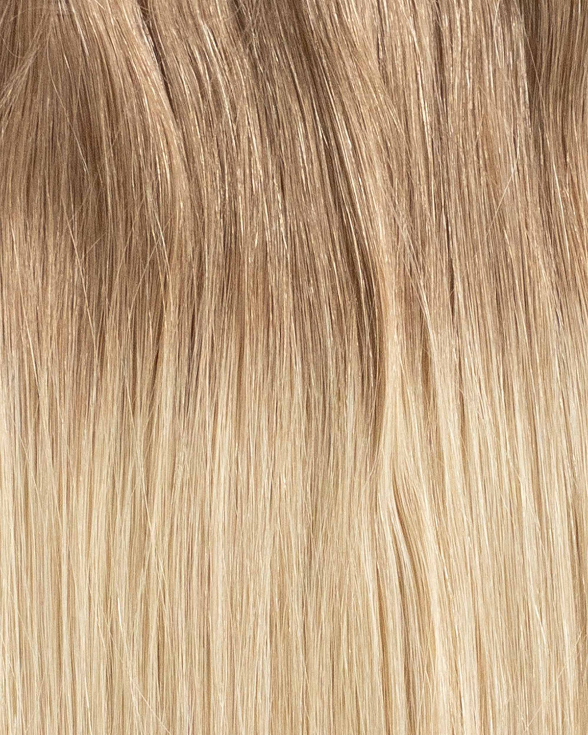 Premium Weft, Makroaufnahme der Farbstruktur – Vanilla Pearl Blonde